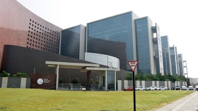A view of the newly-constructed Surat Diamond Bourse that is scheduled to be inaugurated by Prime Minister Narendra Modi on December 17, in Surat. (ANI) A view of the newly-constructed Surat Diamond Bourse that is scheduled to be inaugurated by Prime Minister Narendra Modi on December 17, in Surat. (ANI)