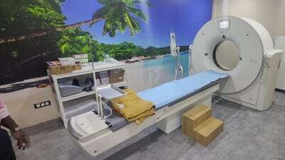 To offer world-class services, a state-of-the-art MRI and CT scan equipment system worth  ₹ 9 crore has been bought. (HT PHOTO)