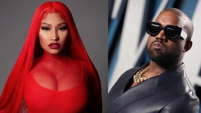 Nicki Minaj and Kanye West are feuding Nicki Minaj and Kanye West are feuding
