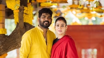Nayanthara and Vignesh Shivan's new photos are being showered with love by fans. Nayanthara and Vignesh Shivan's new photos are being showered with love by fans.