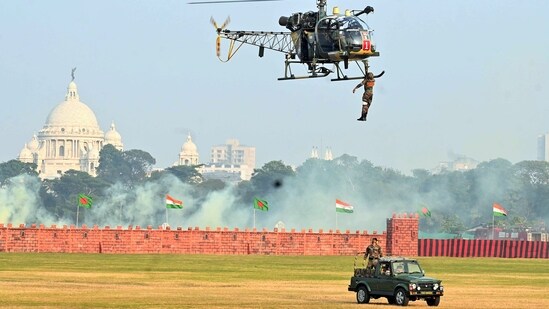 "Today, on Vijay Diwas, we pay heartfelt tributes to all the brave heroes who dutifully served India in 1971, ensuring a decisive victory. Their valour and dedication remain a source of immense pride for the nation. Their sacrifices and unwavering spirit will forever be etched in the people's hearts and our nation's history. India salutes their courage and remembers their indomitable spirit," Prime Minister Narendra Modi said in a post on 'X'.&nbsp;(ANI)
