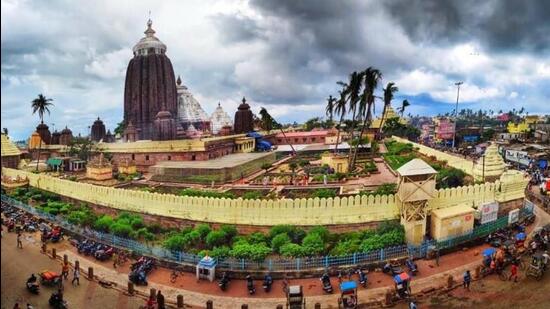 Odisha chief minister Naveen Patnaik laid the foundation stone of the project in November 2021 for development of the area within 75-metre corridor of the boundary wall of the Jagannath temple to transform it to a pilgrim centre complete with all modern amenities. (File)