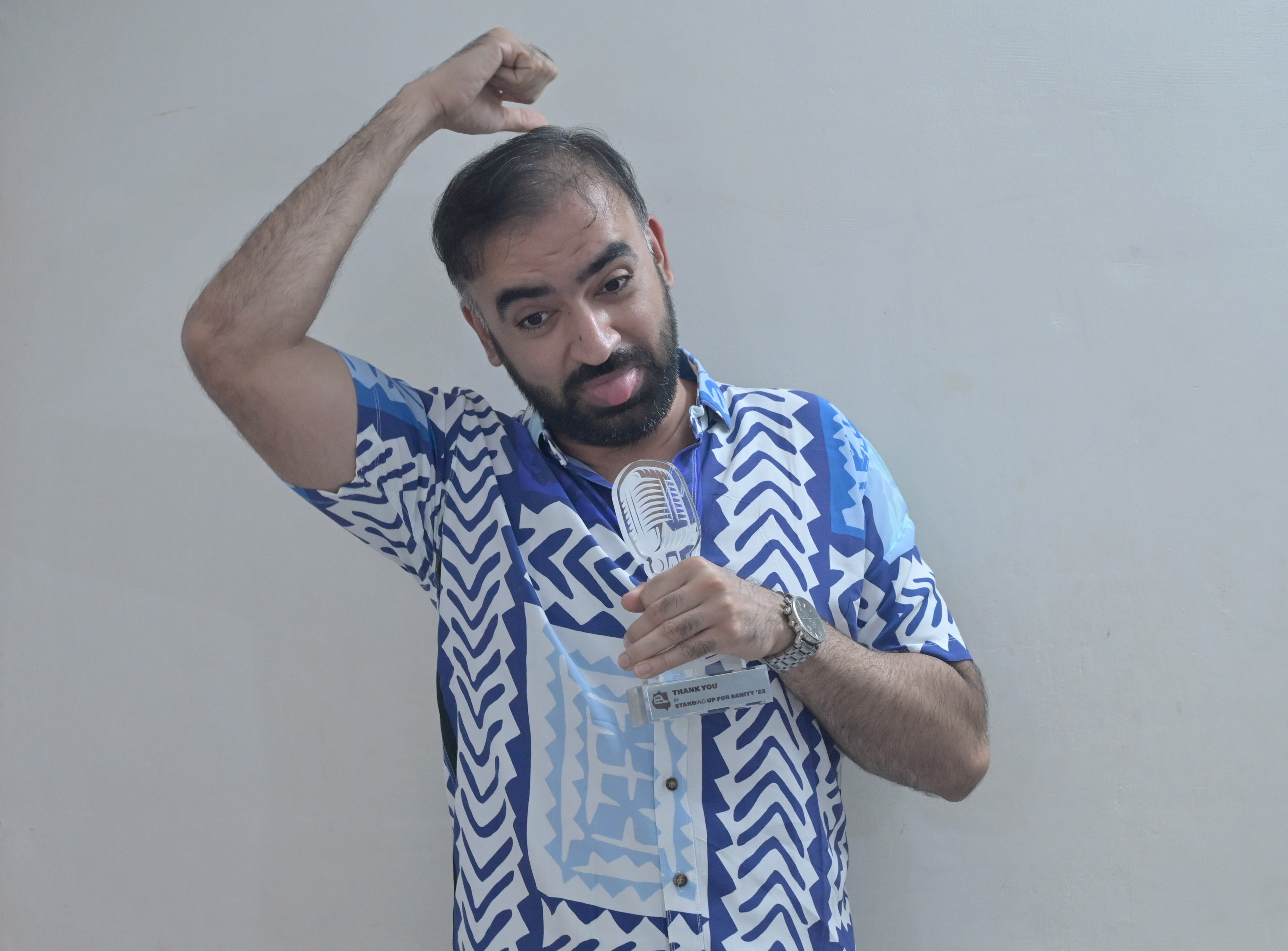 Punit Pania works really hard and is the master of doing three gigs a day: Cyrus Broacha. (Vijay Bate/HT) Punit Pania works really hard and is the master of doing three gigs a day: Cyrus Broacha. (Vijay Bate/HT)