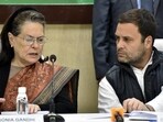 Congress leaders Sonia Gandhi and Rahul Gandhi.