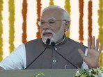 PM Modi speaking at the inauguration ceremony of Surat Diamond Brouse. PM Modi speaking at the inauguration ceremony of Surat Diamond Brouse.