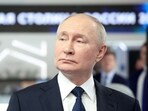 Vladimir Putin new: Russia's President Vladimir Putin visits the exhibition of achievements "Russia" prior to the United Russia party congress in Moscow.