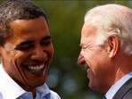Barack Obama In White House: Barack Obama and US president Joe Biden.