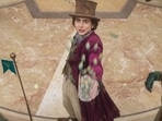 Timothee Chalamet in a still from Wonka trailer. Timothee Chalamet in a still from Wonka trailer.