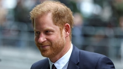 Britain's Prince Harry, Duke of Sussex walks outside the Rolls Building of the High Court in London, Britain. (Reuters)