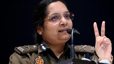 Gautam Buddh Nagar police commissioner Laxmi Singh. (Sunil Ghosh/HT Photo) Gautam Buddh Nagar police commissioner Laxmi Singh. (Sunil Ghosh/HT Photo)