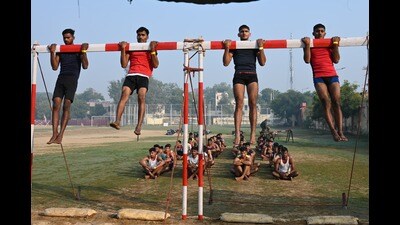 Recruitment rally in Agra that concluded on Saturday. (Sourced) Recruitment rally in Agra that concluded on Saturday. (Sourced)