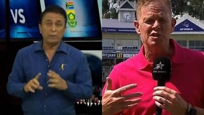 Shaun Pollock and Sunil Gavaskar were not at all happy with South Africa's performance in 1st ODI match against India