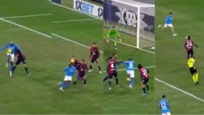 Victor Osimhen bagged a sensational assist for Napoli. Victor Osimhen bagged a sensational assist for Napoli.
