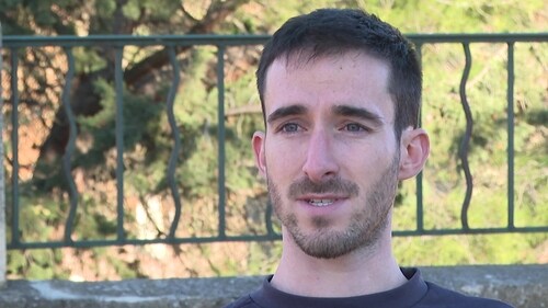 This image grab taken from an AFP TV video shows French student Fabien Accidini during an interview. (AFP) This image grab taken from an AFP TV video shows French student Fabien Accidini during an interview. (AFP)