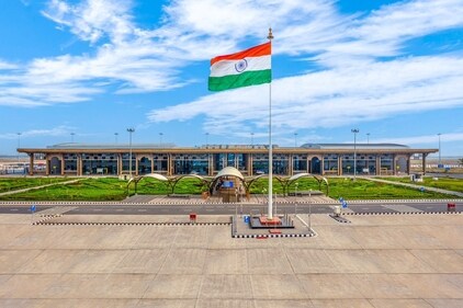 Outside view of the Surat Airport (Narendra Modi/X) Outside view of the Surat Airport (Narendra Modi/X)