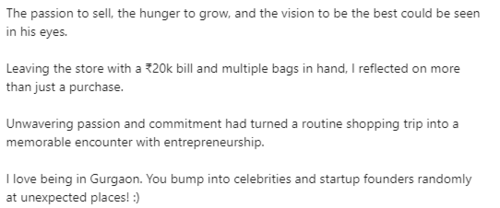 The image shows a LinkedIn post. (LinkedIn/@Pranay Loya) The image shows a LinkedIn post. (LinkedIn/@Pranay Loya)