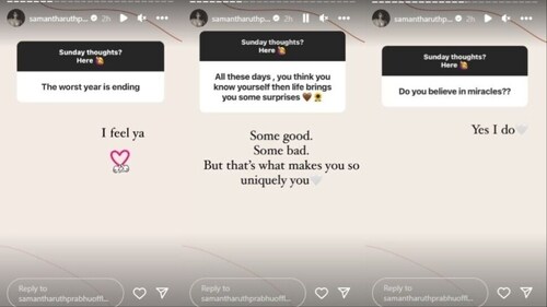Samantha held an Ask Me Anything session. Samantha held an Ask Me Anything session.