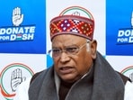 Congress President Mallikarjun Kharge. Congress President Mallikarjun Kharge.