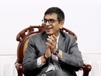 Chief Justice of India DY Chandrachud with justice BV Nagarathna during the inaugural ‘Justice ES Venkataramiah Centennial Memorial Lecture’, in Bengaluru on Sunday. (PTI) Chief Justice of India DY Chandrachud with justice BV Nagarathna during the inaugural ‘Justice ES Venkataramiah Centennial Memorial Lecture’, in Bengaluru on Sunday. (PTI)
