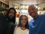 Kanye West and Will Smith were spotted together Kanye West and Will Smith were spotted together