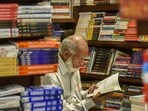 Immersed in the word. (Kunal Patil/HT Photo)