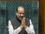 Lok Sabha Speaker Om Birla conducts proceedings in the House during the Winter session of Parliament on Monday. Lok Sabha Speaker Om Birla conducts proceedings in the House during the Winter session of Parliament on Monday.