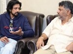 Kiccha Sudeep meets Karnataka Deputy CM DK Shivakumar