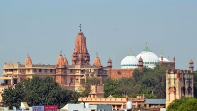 A view of the Krishna Janmasthan Temple Complex and Shahi Eidgah Mosque, in Mathura. (ANI) A view of the Krishna Janmasthan Temple Complex and Shahi Eidgah Mosque, in Mathura. (ANI)