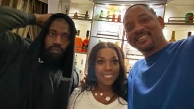 Kanye West and Will Smith were spotted together Kanye West and Will Smith were spotted together