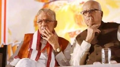 MM Joshi and LK Advani (File photo) MM Joshi and LK Advani (File photo)