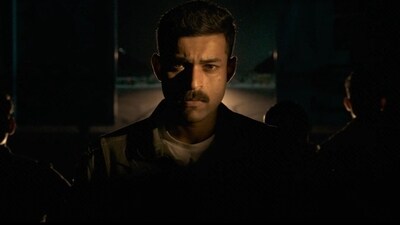 Varun Tej in a still from Operation Valentine Varun Tej in a still from Operation Valentine