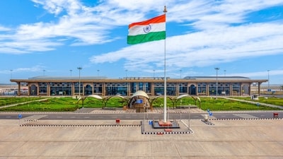The new integrated terminal building of Surat Airport. (PTI) The new integrated terminal building of Surat Airport. (PTI)