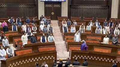 Parliamentarians in the Rajya Sabha during the Winter session of Parliament, in New Delhi. (PTI)
