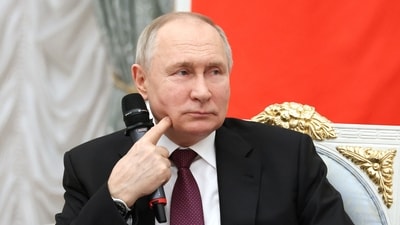 Russian president Vladimir Putin is seen. (AFP) Russian president Vladimir Putin is seen. (AFP)