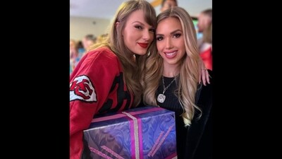 Gracie Hunt initially posted a birthday tribute for Taylor, but later edited the caption to reveal what accessory Taylor Swift had been gifted (graciehunt/Instagram) Gracie Hunt initially posted a birthday tribute for Taylor, but later edited the caption to reveal what accessory Taylor Swift had been gifted (graciehunt/Instagram)