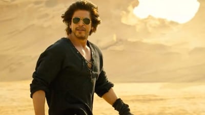 Shah Rukh Khan will be seen as a soldier who helps his friends reach London in Dunki. Shah Rukh Khan will be seen as a soldier who helps his friends reach London in Dunki.