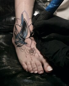 Cover-up tattoos are inked designs strategically created to conceal or transform existing tattoos. (Photo by tattoo artist Saunak Roy) Cover-up tattoos are inked designs strategically created to conceal or transform existing tattoos. (Photo by tattoo artist Saunak Roy)