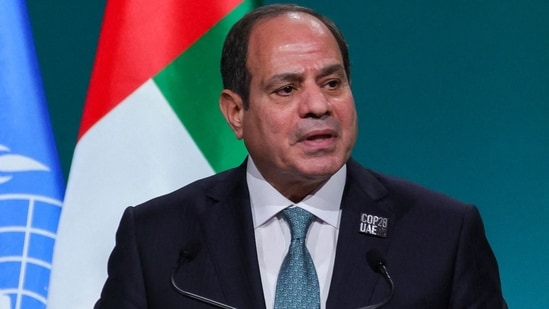 Egypt Elections: Egypt's president Abdel Fattah Al Sisi speaks. (AFP)