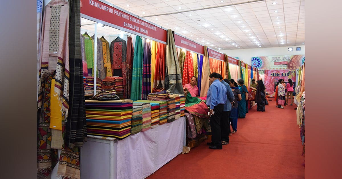 The exhibition has a huge variety of silk and cotton sarees, pashmina shawls and stoles, among other garments. The exhibition has a huge variety of silk and cotton sarees, pashmina shawls and stoles, among other garments.