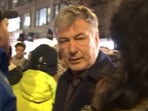 Alec Baldwin was blasted by anti-Israel protesters during a demonstration where hundreds of agitators told Israel to “go to hell" (@HeidiBachram screenshot/X)