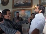 Saurabh Sachdeva with Bobby Deol in Animal Saurabh Sachdeva with Bobby Deol in Animal