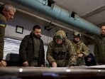 Russia-Ukraine War: Ukraine's President Volodymyr Zelenskiy listens to Commander of the Ground Forces colonel general Oleksandr Syrskyi.