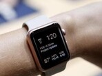 An Apple Watch model (Reuters file photo)