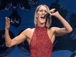 Celine Dion during one of her stage performances in 2019. Celine Dion during one of her stage performances in 2019.
