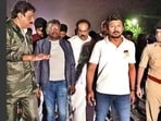 Mari Selvaraj takes part in the rescue efforts in Tirunelveli.