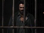 Prabhas in a still from Salaar new trailer. 