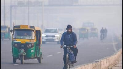 A minimum temperature of 7.8°C recorded on Tuesday was normal for this time of the year. (HT PHOTO) A minimum temperature of 7.8°C recorded on Tuesday was normal for this time of the year. (HT PHOTO)