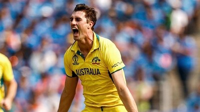 Was Pat Cummins this happy at dismissing Virat Kohli in World Cup final? (ICC Twitter) Was Pat Cummins this happy at dismissing Virat Kohli in World Cup final? (ICC Twitter)
