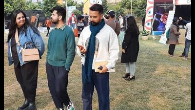 Actor Namit Das (extreme right) at the fest