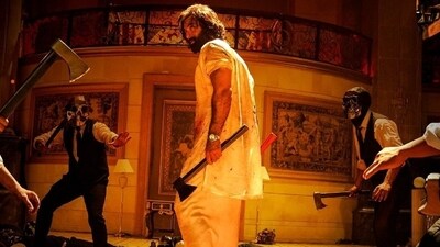 Ranbir Kapoor in a still from Animal. (X) Ranbir Kapoor in a still from Animal. (X)